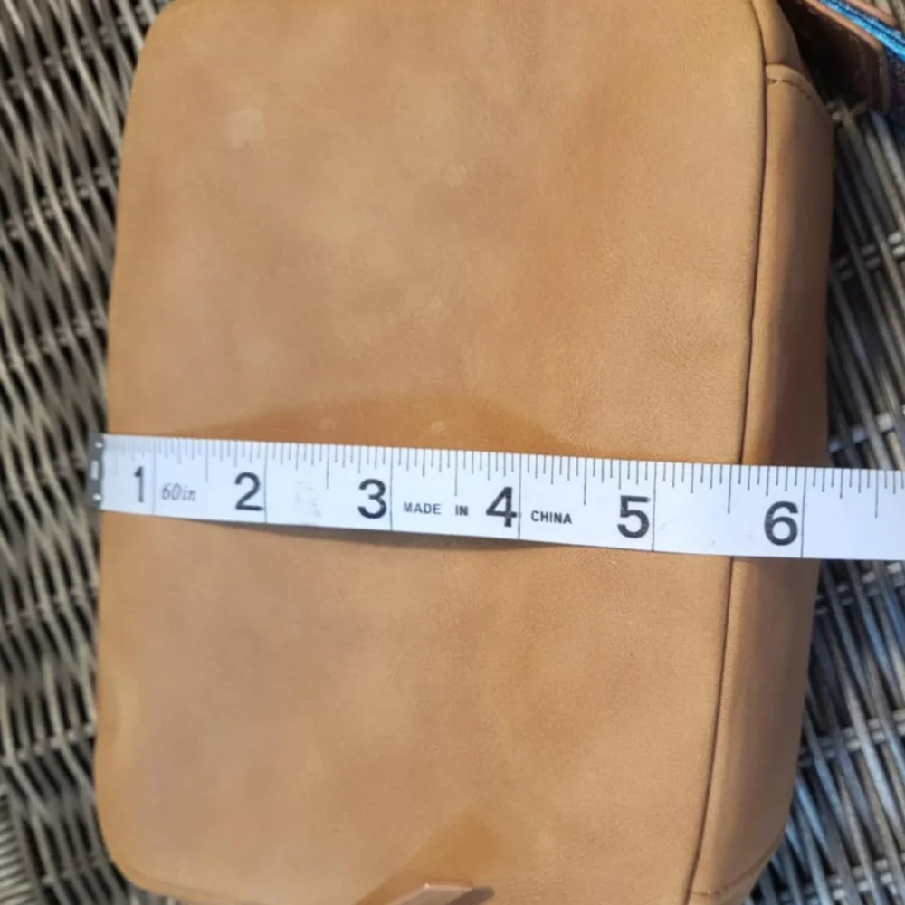 Camera Bag Style Purse Guitar Crossbody Strap Soft Faux Leather Preppy Neutral
